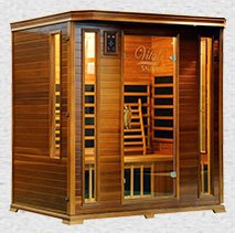 Vital Health 4 Person Far Infrared Red Cedar Sauna