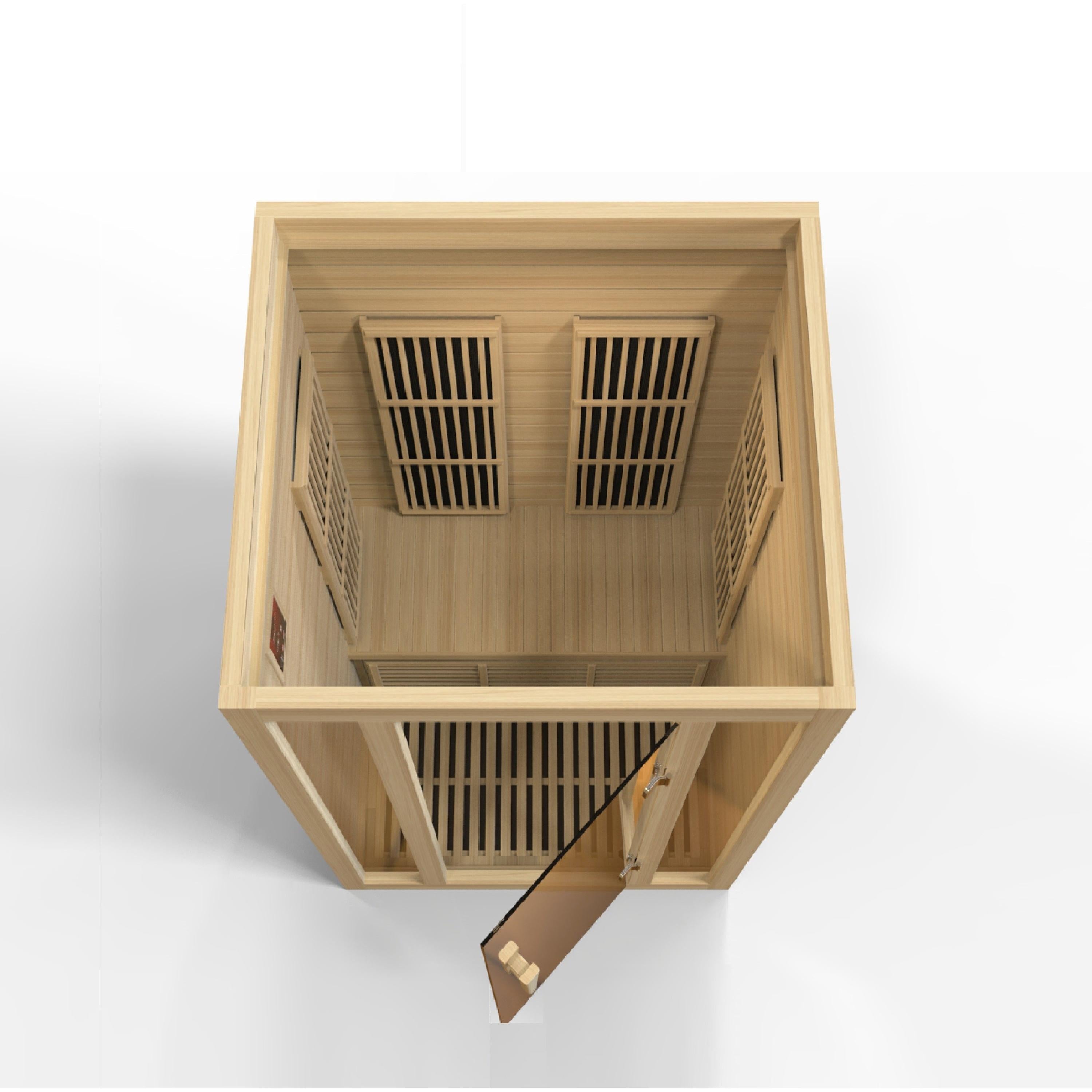 Maxxus "Seattle" 2 Person Low EMF FAR IR Sauna (MX-J206-01)