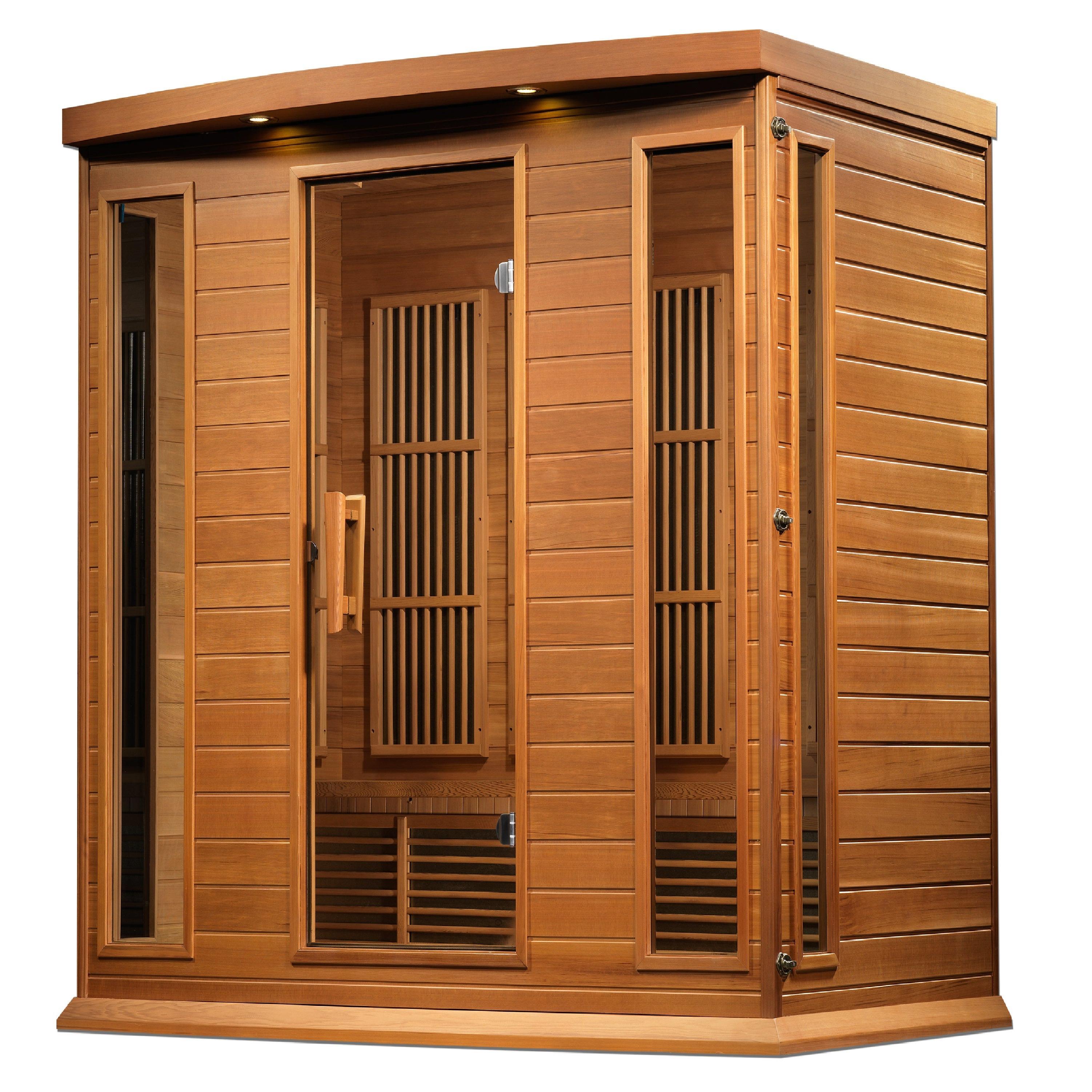 Maxxus "Chaumont" 4 Person Near Zero EMF FAR IR Sauna (MX-K406-01-ZF CED / MX-M406-01-ZF CED)