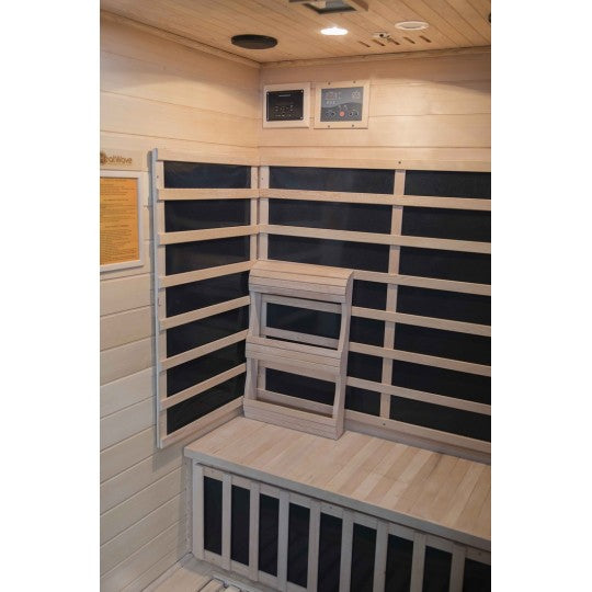 Sonoma 2-Person Hemlock Infrared Sauna with 6 Carbon Heaters