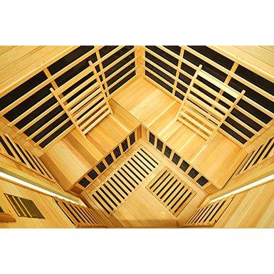 Vital Health 3–4 Person Full Spectrum Red  Cedar Corner Sauna