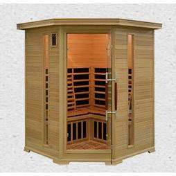 Vital Health 3–4 Person Full Spectrum Hemlock Corner Sauna
