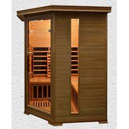 Vital Health 3–4 Person Full Spectrum Hemlock Corner Sauna