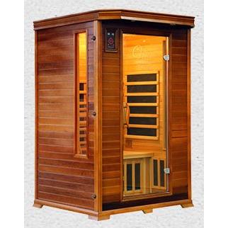 Vital Health 2 Person Far Infrared Red Cedar Sauna