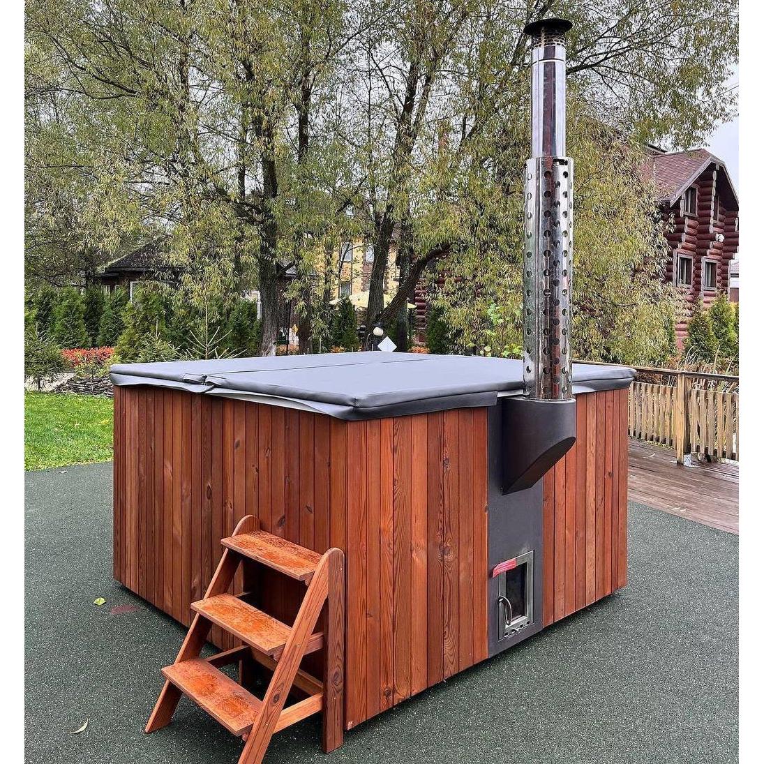 Polar Spa Elite Quattro 200 Wood Fired 35kW Stove 6-8 Person Hot Tub