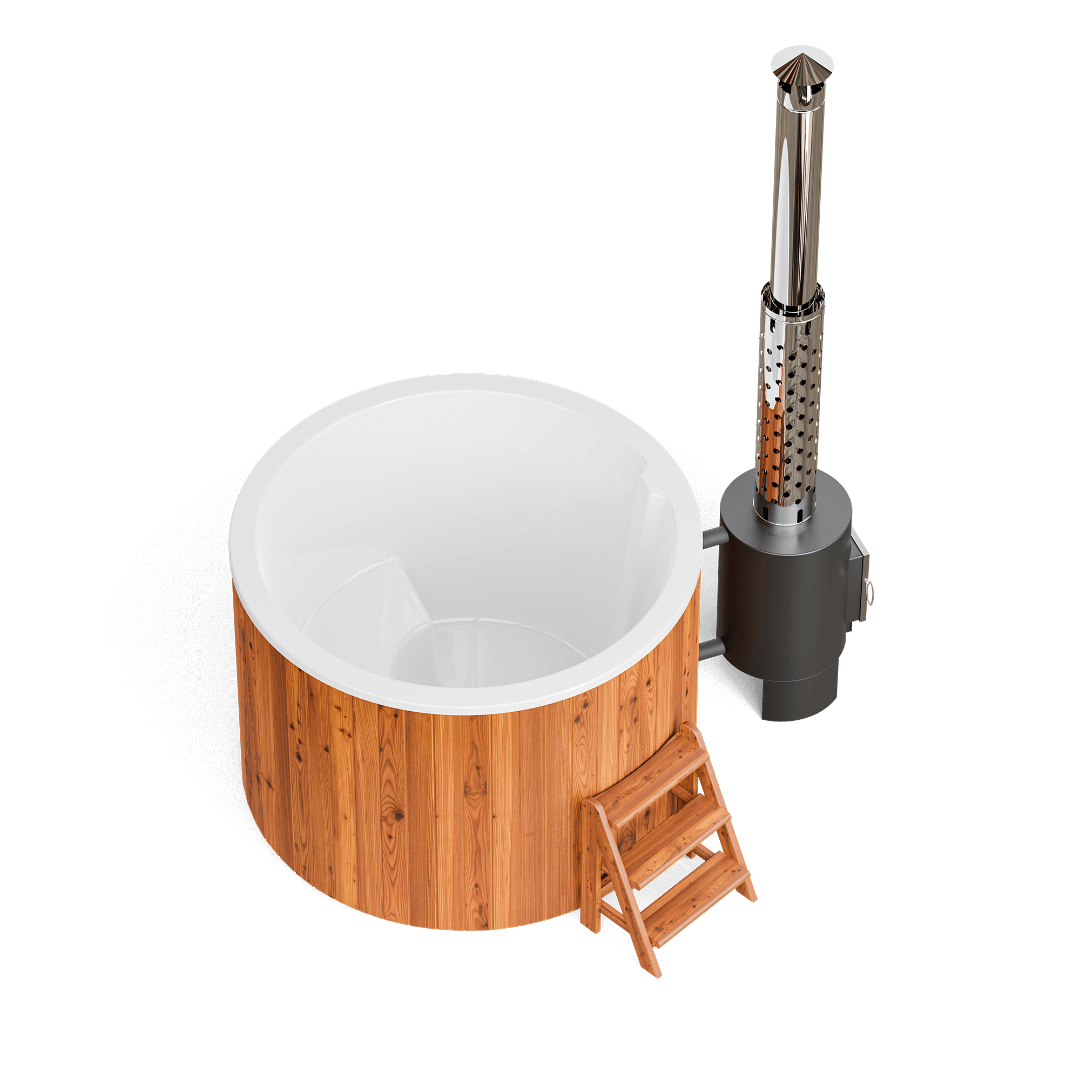 Polar Spa Comfort 160 Wood Fired Hot Tub with 40kW Stove (2-4 Person)