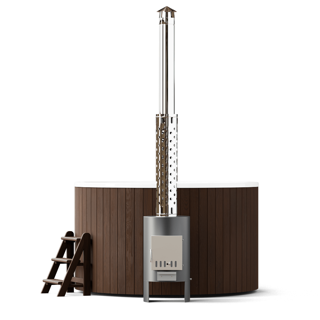 Polar Spa Comfort 195 Wood Fired Hot Tub with 40kW Stove (4-6 Person)