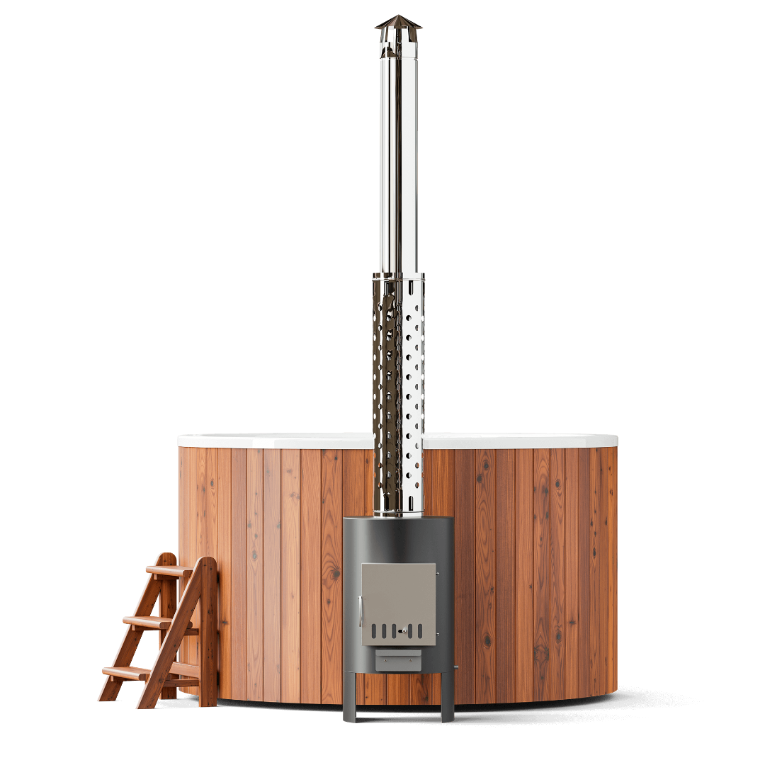 Polar Spa Comfort 195 Wood Fired Hot Tub with 40kW Stove (4-6 Person)