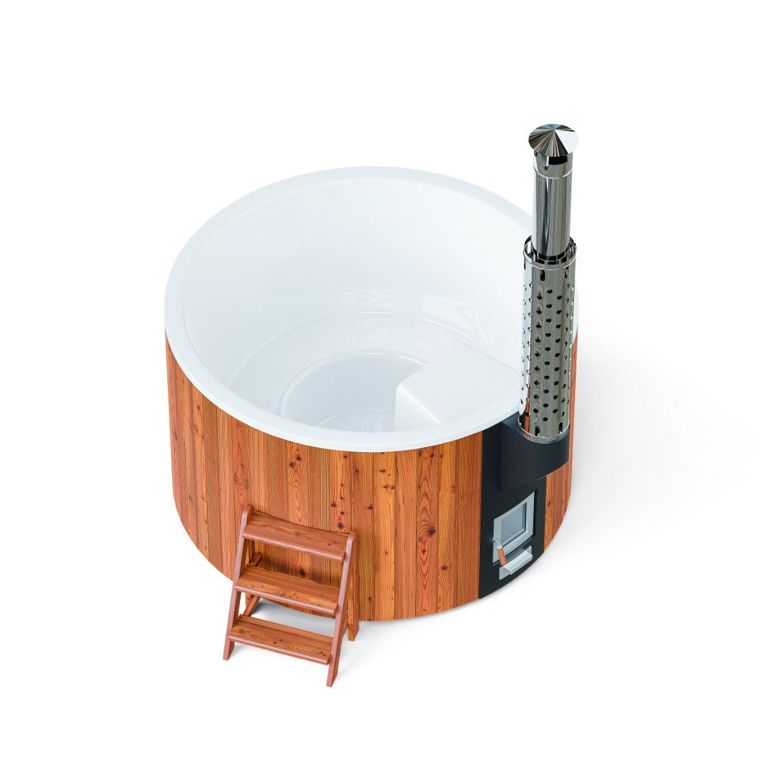 Polar Spa Elite 180 Wood Fired Hot Tub with 35kW Stove (2-4 Person)