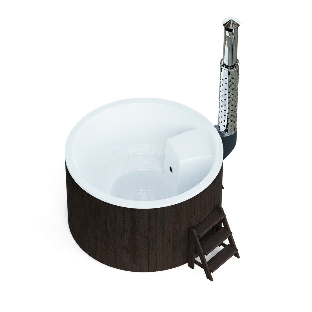 Polar Spa Elite 180 Wood Fired Hot Tub with 35kW Stove (2-4 Person)