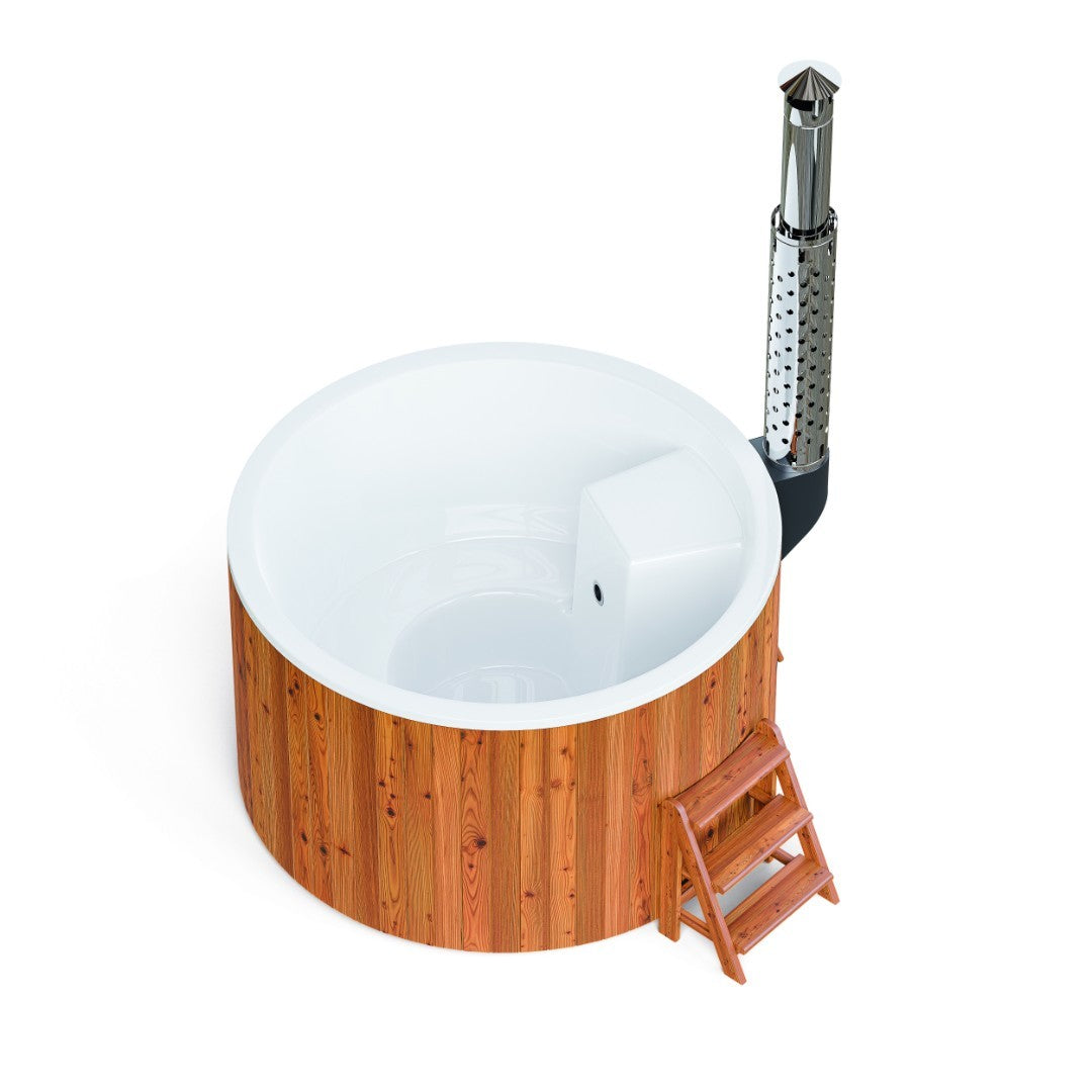 Polar Spa Elite 180 Wood Fired Hot Tub with 35kW Stove (2-4 Person)