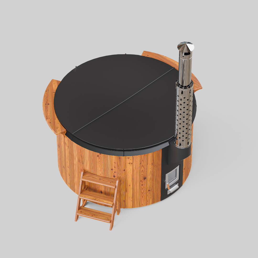 Polar Spa Elite 180 Wood Fired Hot Tub with 35kW Stove (2-4 Person)