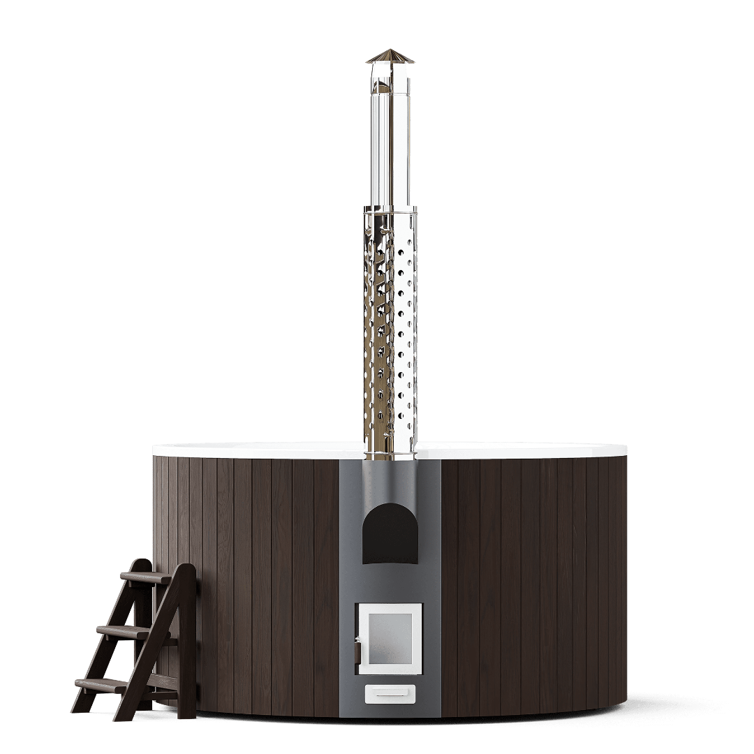 Polar Spa Elite 200 Wood Fired Hot Tub with 35kW Stove (4-6 Person)