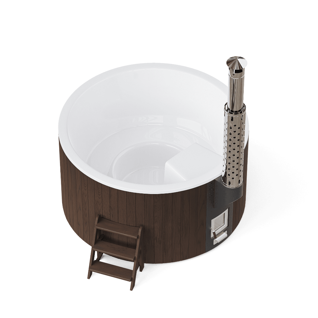 Polar Spa Elite 200 Wood Fired Hot Tub with 35kW Stove (4-6 Person)