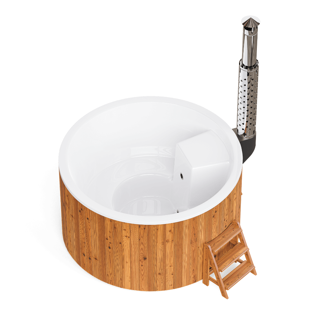 Polar Spa Elite 200 Wood Fired Hot Tub with 35kW Stove (4-6 Person)