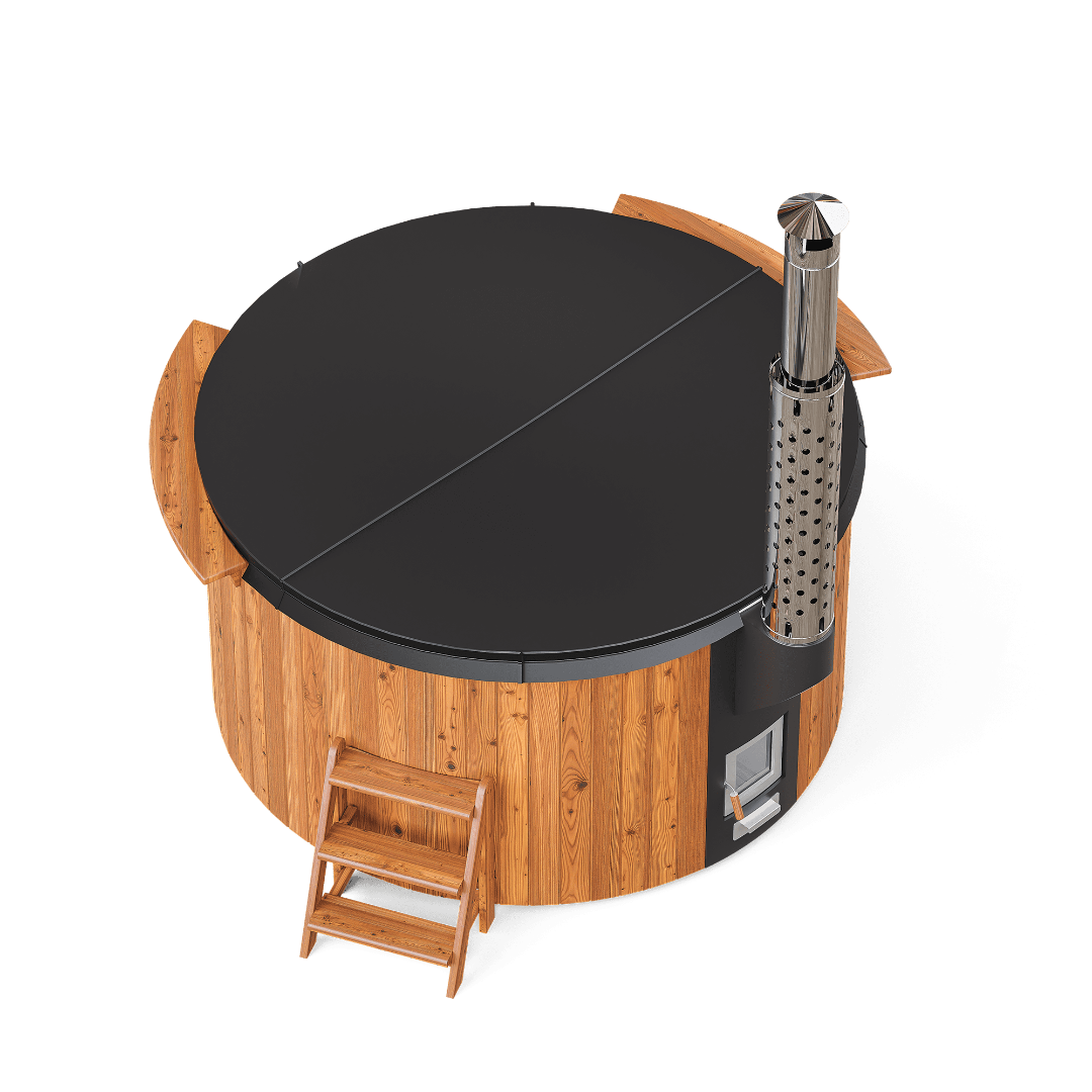 Polar Spa Elite 200 Wood Fired Hot Tub with 35kW Stove (4-6 Person)