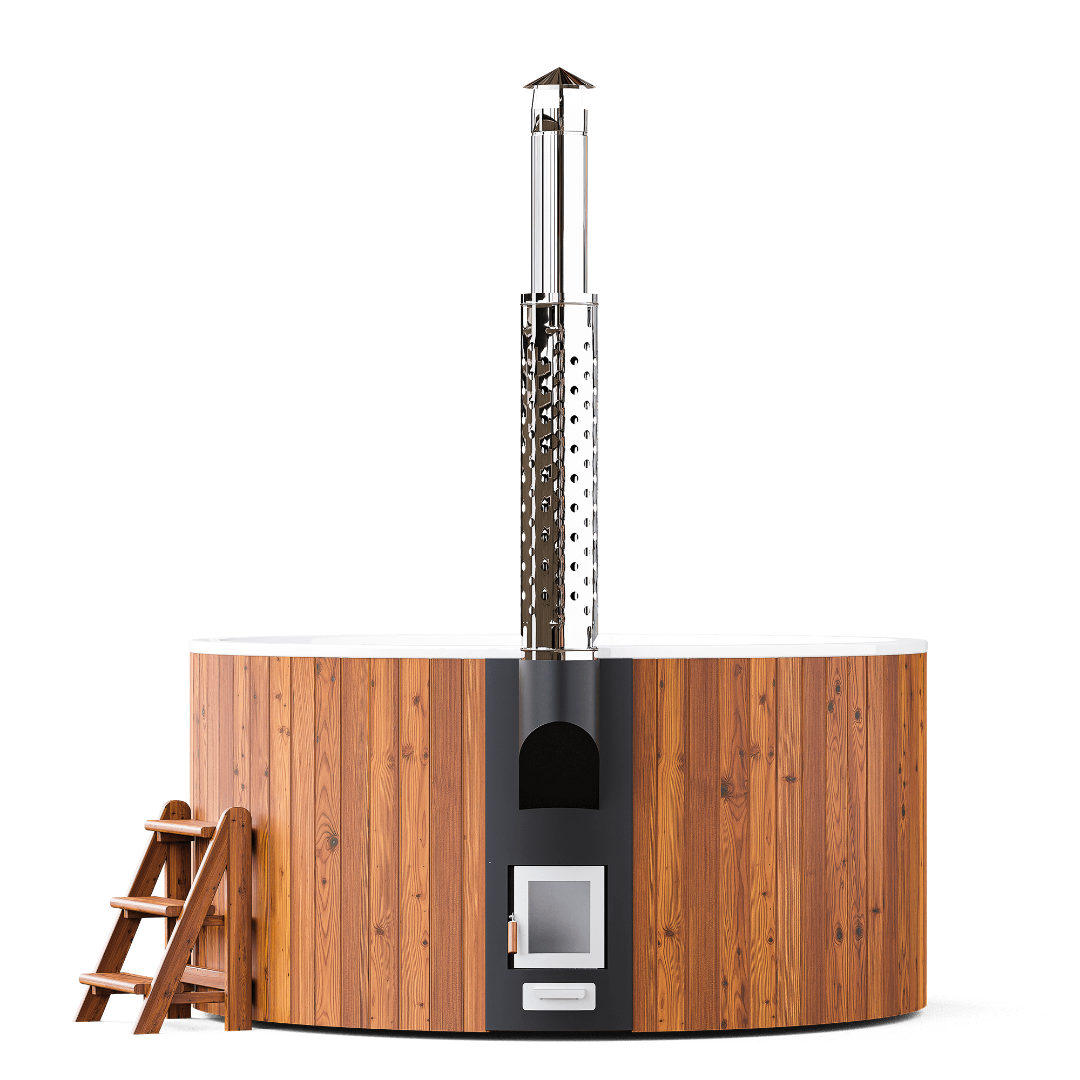 Polar Spa Elite 220 Wood Fired Hot Tub with 35kW Stove (6-8 Person)