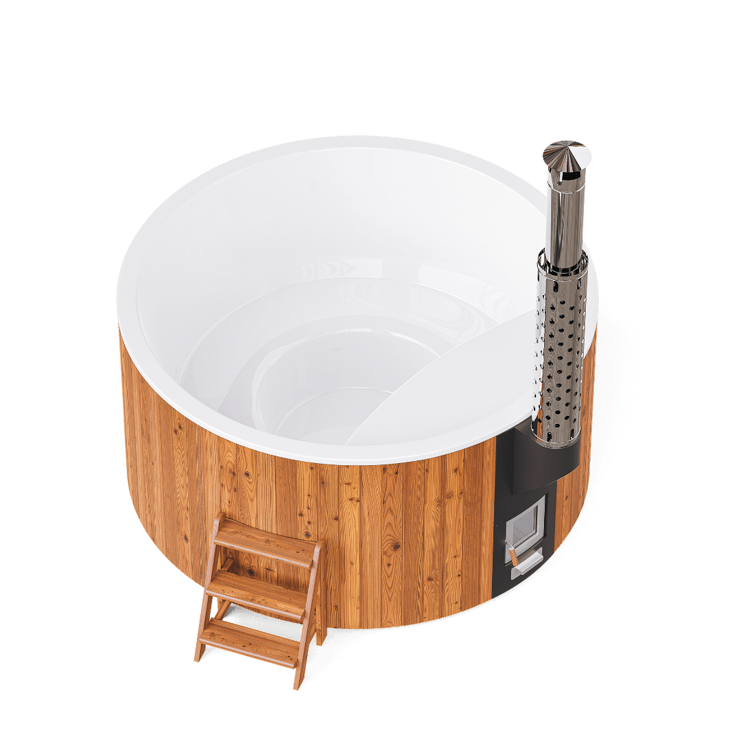 Polar Spa Elite 220 Wood Fired Hot Tub with 35kW Stove (6-8 Person)