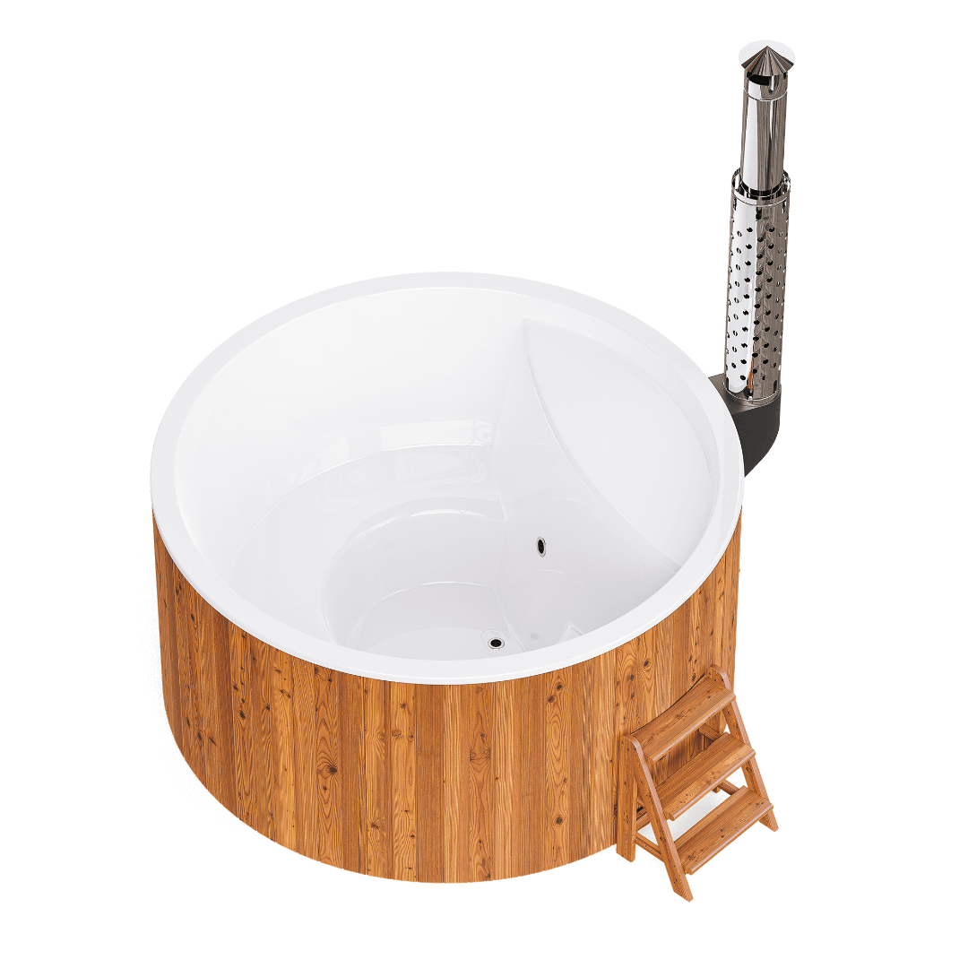 Polar Spa Elite 220 Wood Fired Hot Tub with 35kW Stove (6-8 Person)