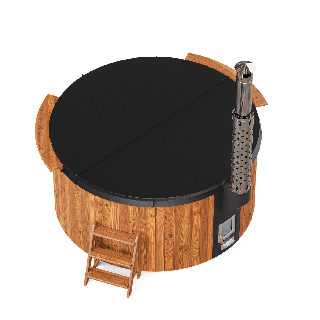 Polar Spa Elite 220 Wood Fired Hot Tub with 35kW Stove (6-8 Person)