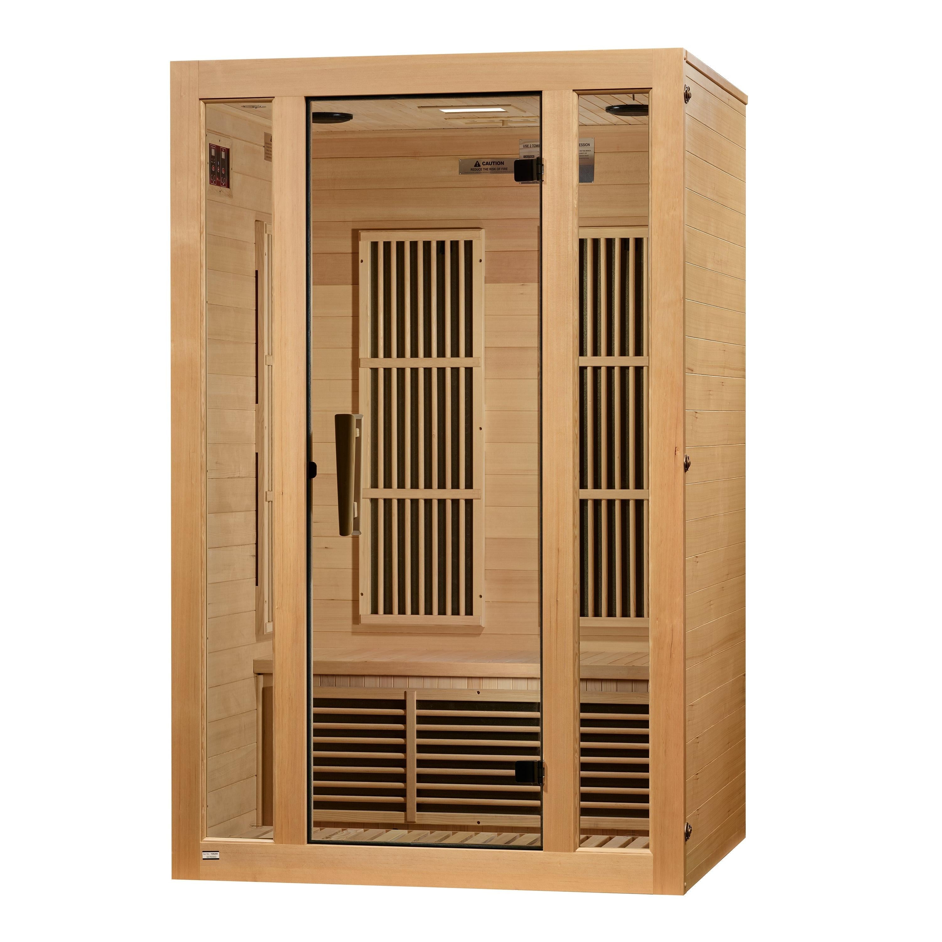 Maxxus "Seattle" 2 Person Low EMF FAR IR Sauna (MX-J206-01)