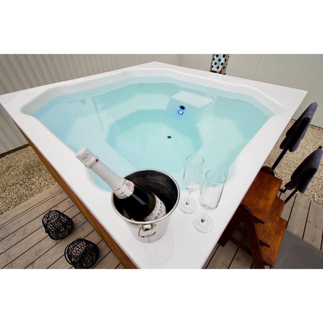 Polar Spa Elite Quattro 200 Wood Fired 35kW Stove 6-8 Person Hot Tub