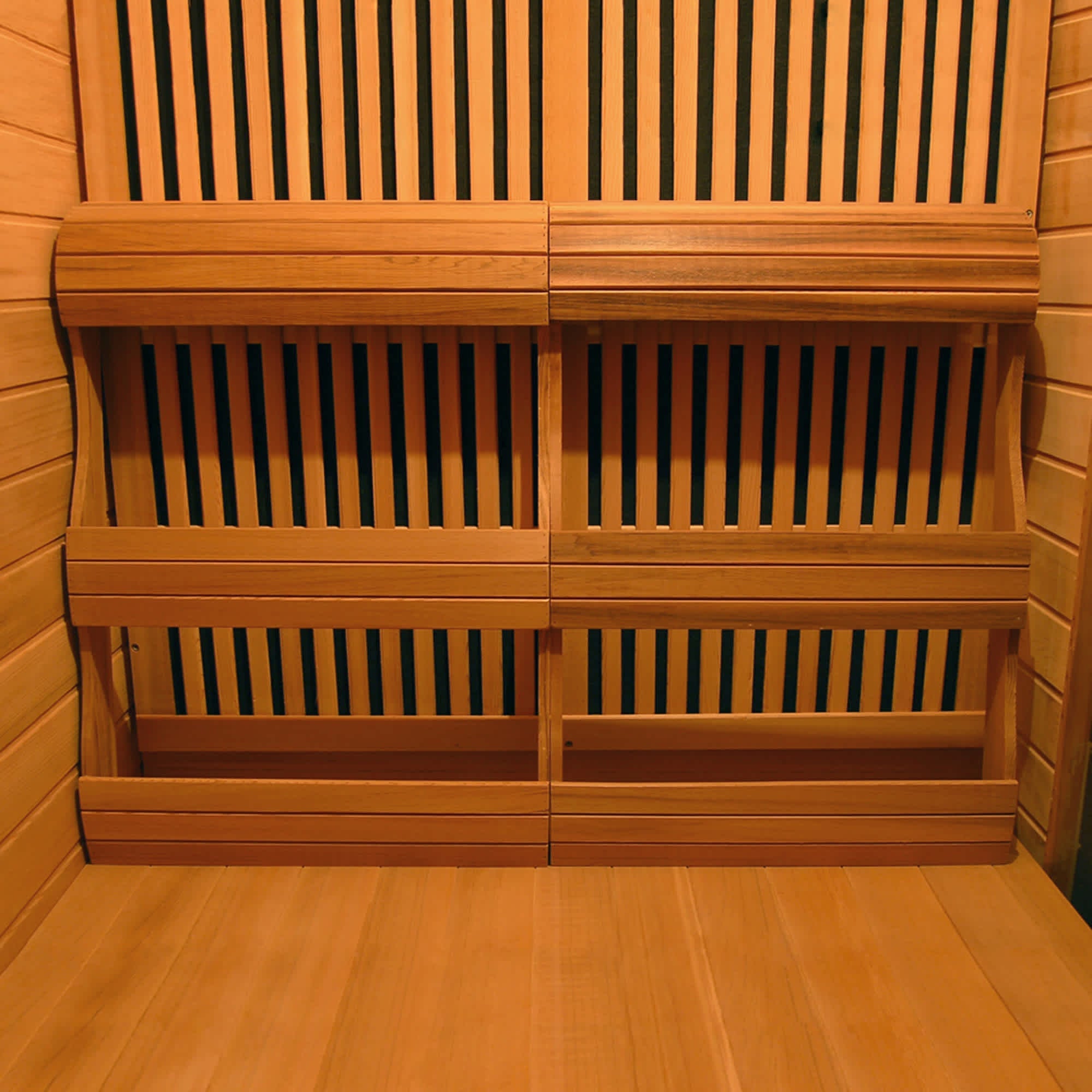 Yukon 2-Person Cedar Deluxe Infrared Sauna w/ 6 Carbon Heaters